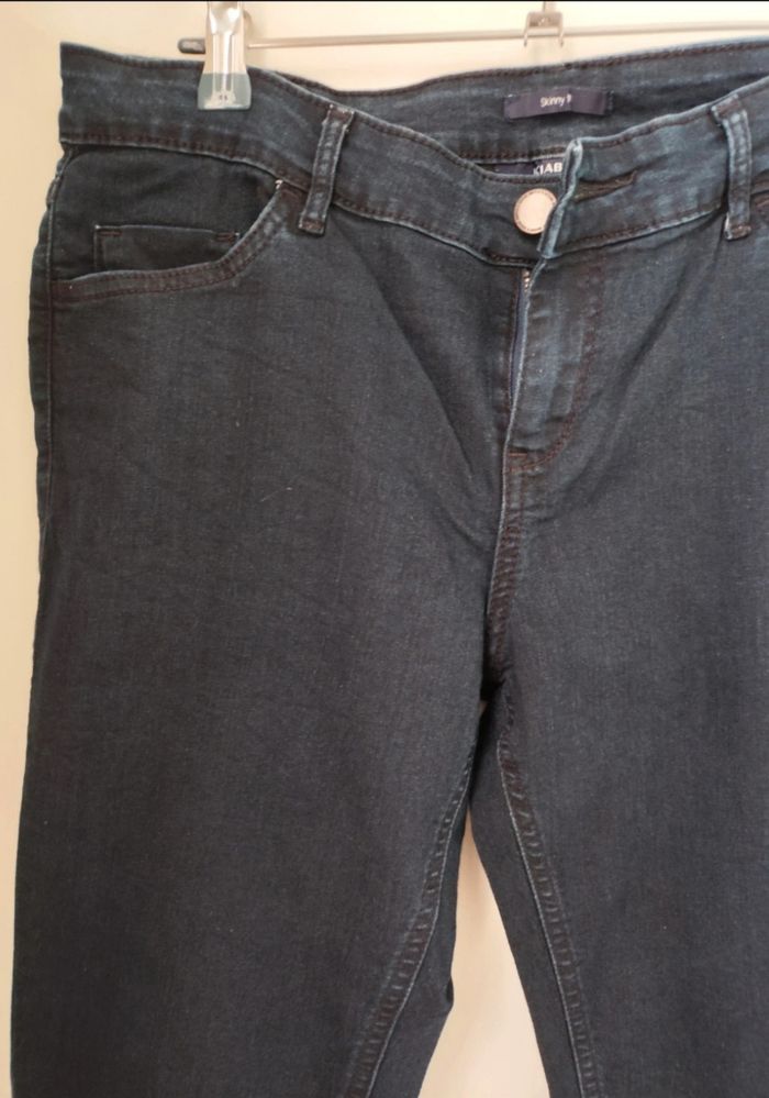 Jean Skinny Kiabi - Taille 42 - Bleu Brut comme neuf - photo numéro 2