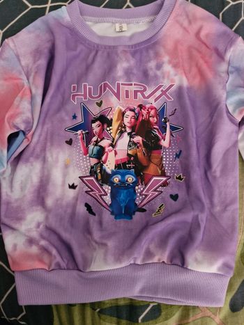 Pull fille huntrix 100 cm - environ 4 ans -neuf