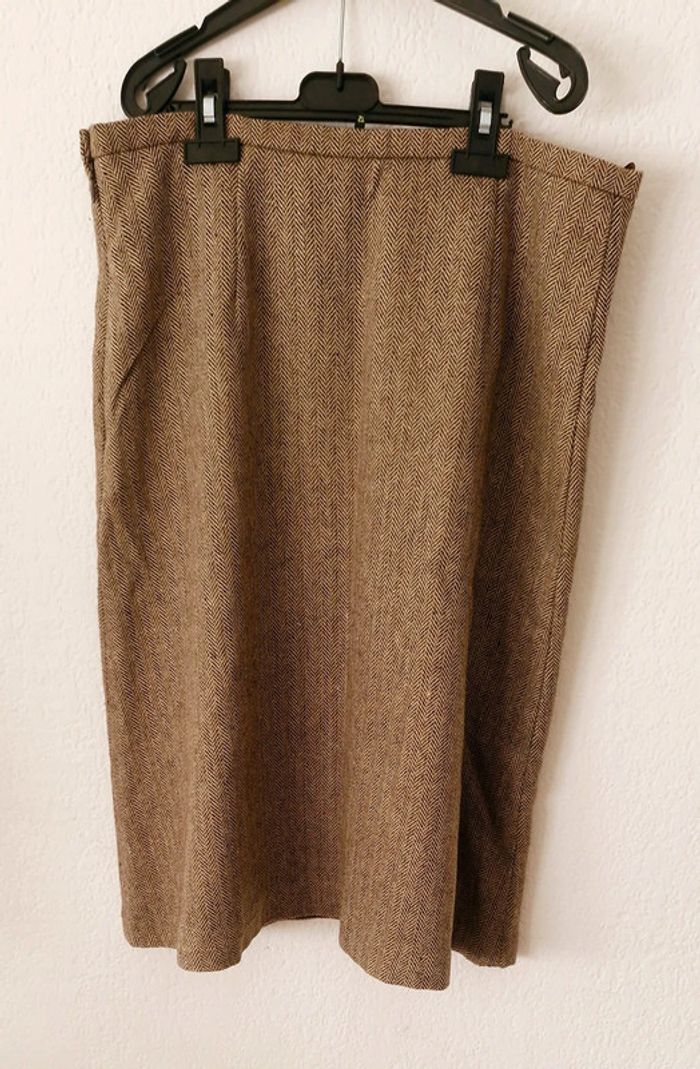 🤎 Jupe mi-longue pour femme taille 42 - photo numéro 3