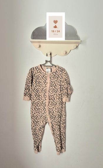 Pyjamas léopard 1 pièces légers sans pied * H&M *