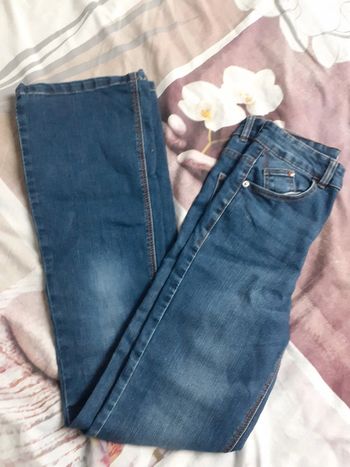Jeans brut flare évasé XS