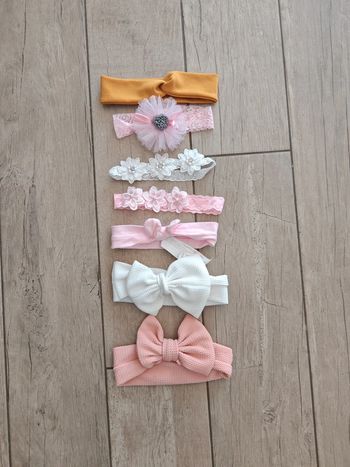 Lot de 7 bandeaux de tête pour bébé