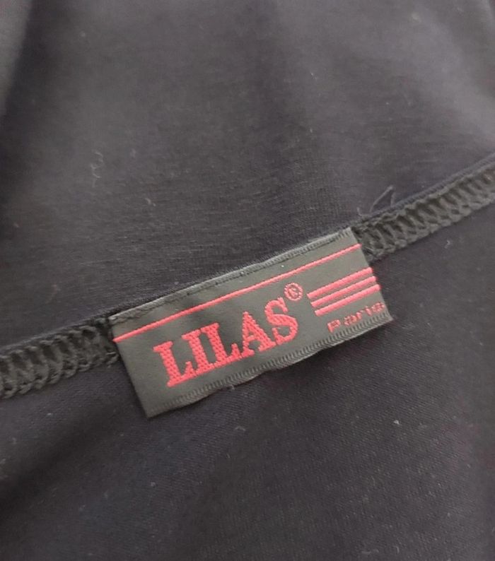 Top vintage y2k avec fronces et clips bordeaux et noir taille S - photo numéro 5