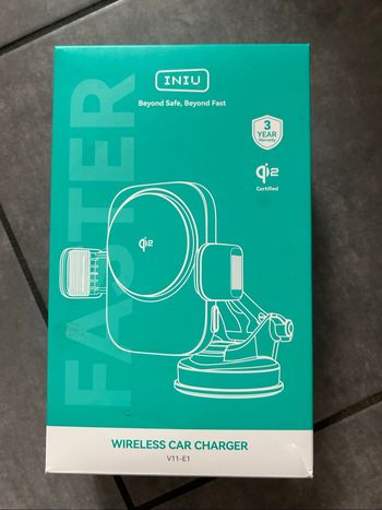 Chargeur voiture INIU magsafe 15w QI2 NEUF
