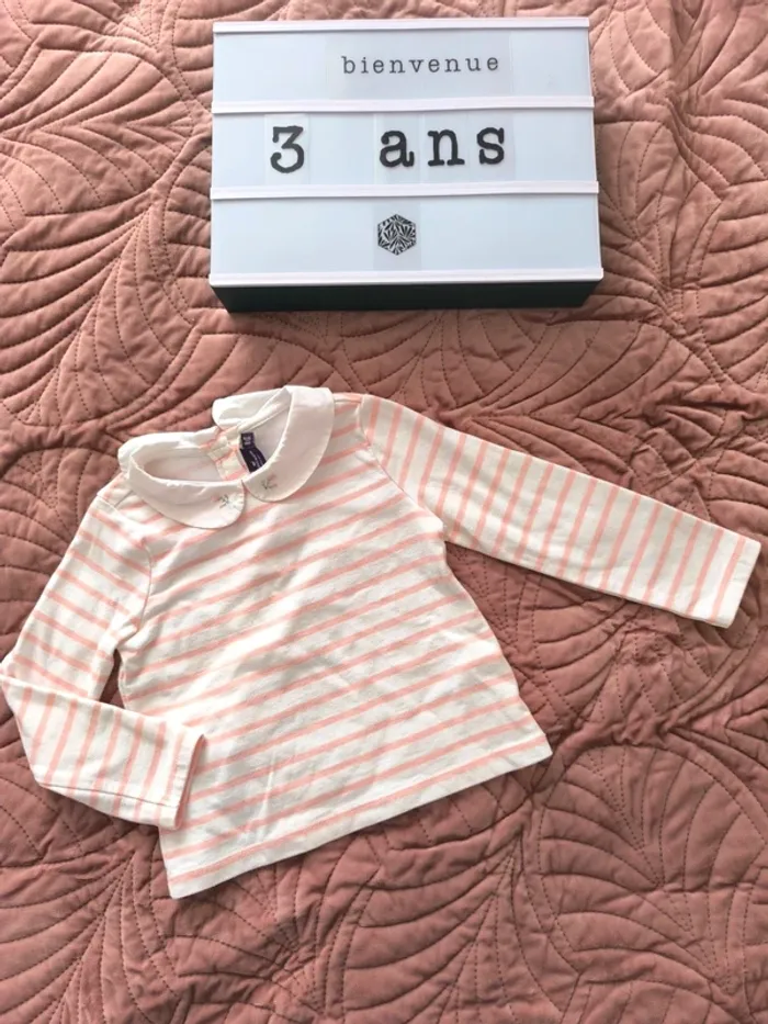 Tee shirt manche longue sergent major 3 ans 98 cm