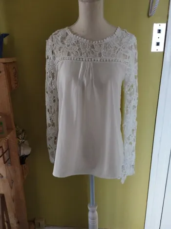 Blouse en dentelle
