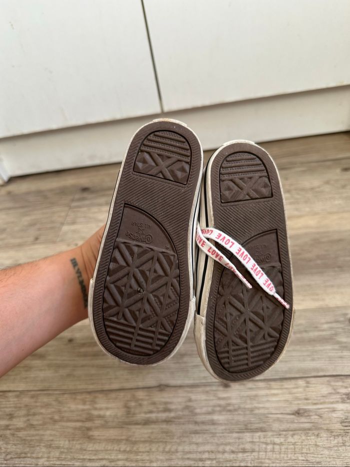 Converse all star cœur taille 24 - photo numéro 4