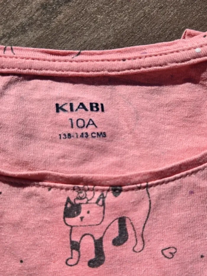 T-shirt chat Kiabi 10 ans - photo numéro 4