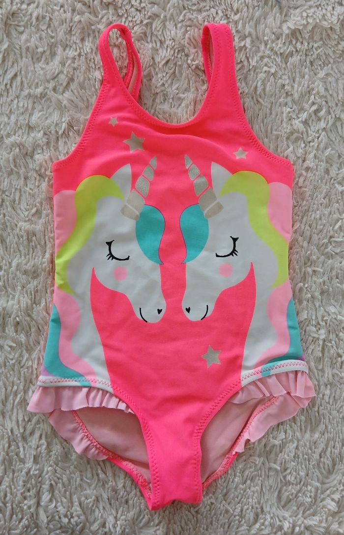 Maillot de bain fluo 2 ans