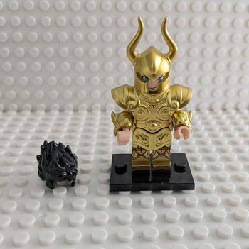 Figurine Chevalier du Zodiaque : Shura du Capricorne , style Lego