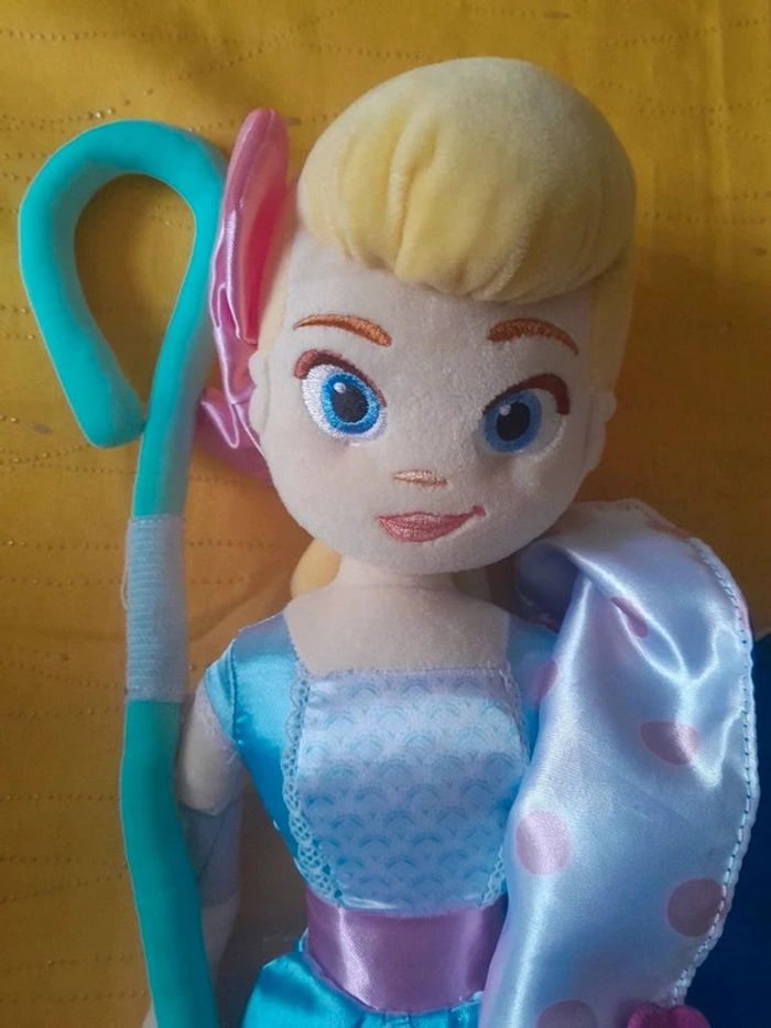 Lot de 2 Peluches rares Toys Story Disney Pixar Bo Peep et Bouton d'or - photo numéro 8