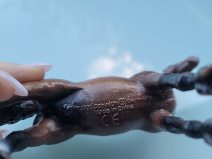 Lot de 3 Chevaux Scheich : 1 marron crinière tressée noeuds blanc, 1 brun et 1 brun et blanc tacheté - photo numéro 4