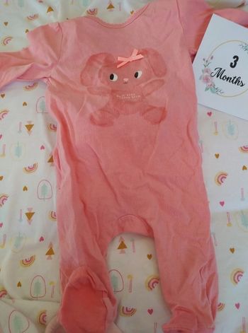 Lot séparable pyjamas bodys 3 mois fille été