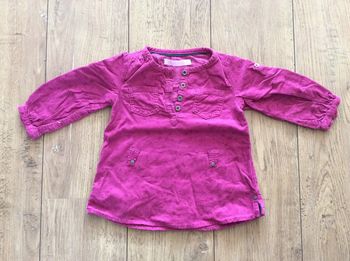 Blouse velours12 mois