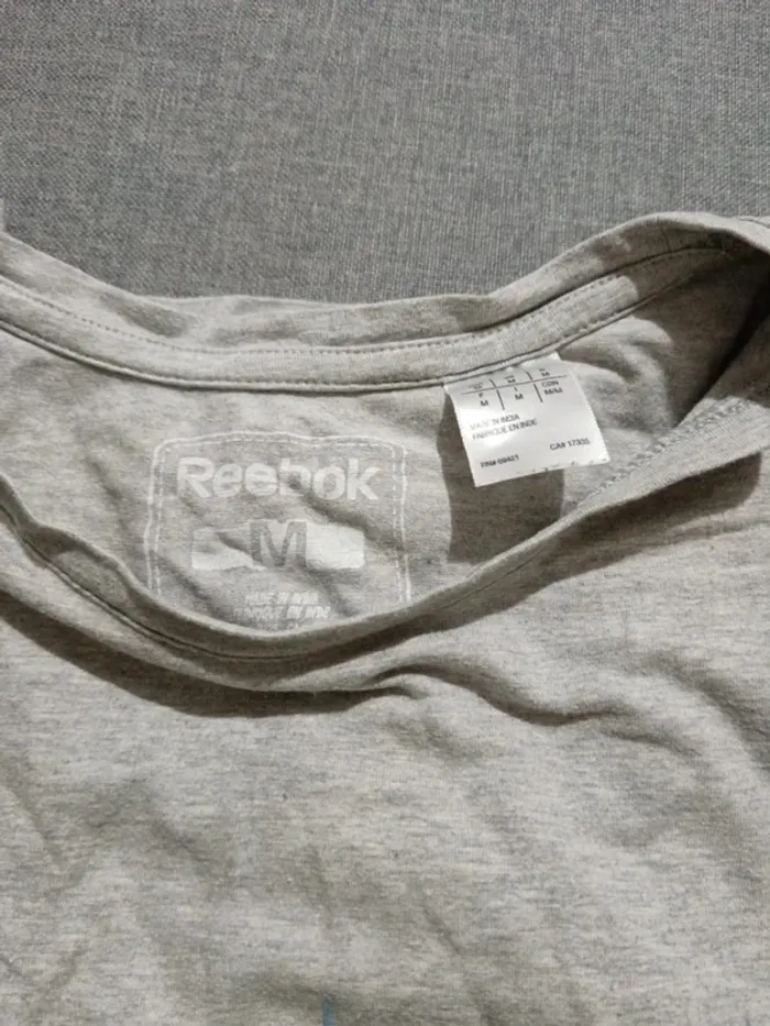 C62 t-shirt gris Reebok M - photo numéro 3
