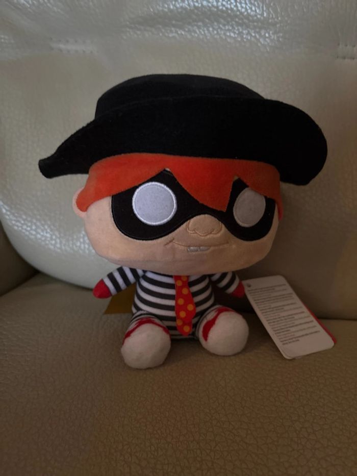 Peluche personnage McDo Hamburglar