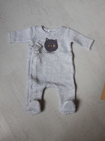 Pyjama gris 3 mois