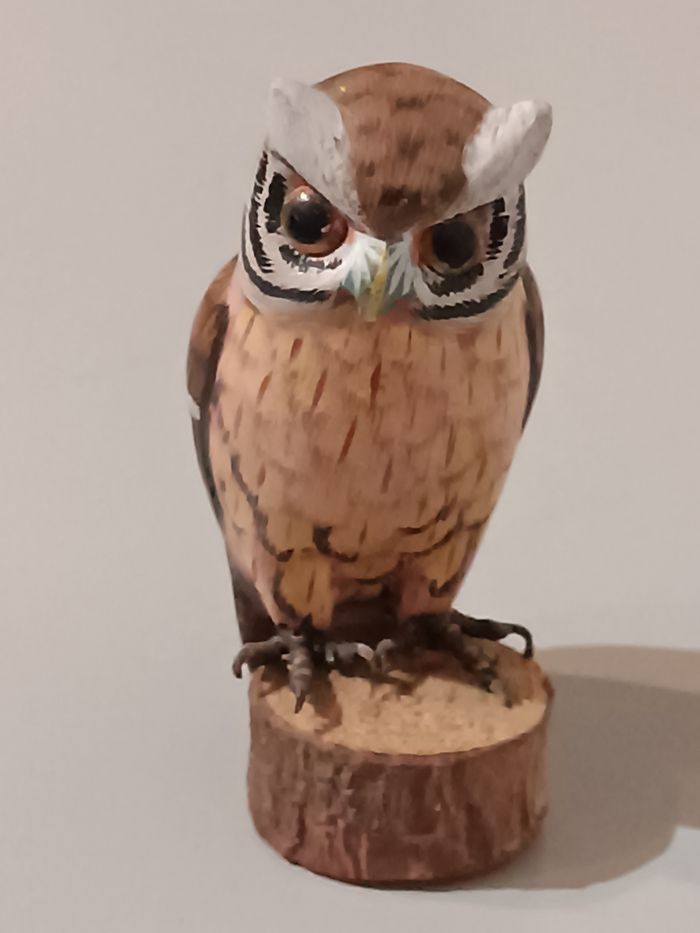 Chouette bois support - photo numéro 9