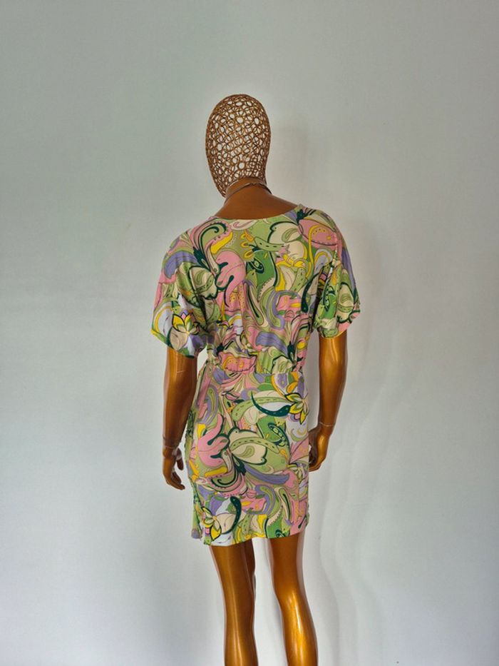 Robe Femme Verte Manches courtes Taille Unique - photo numéro 2