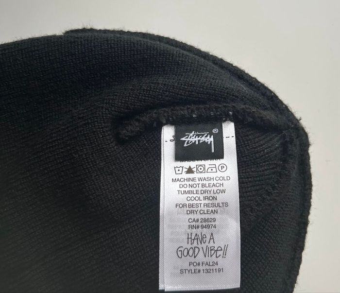 Bonnet stussy noir - photo numéro 2