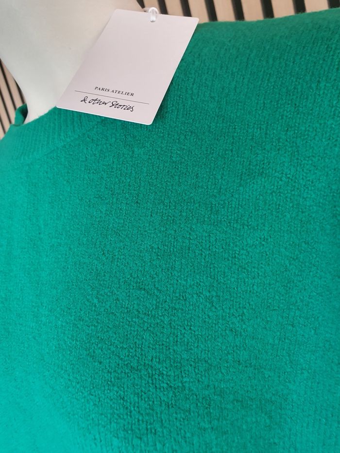 Magnifique pull d'hiver vert Paris Atelier 🍀 - photo numéro 5