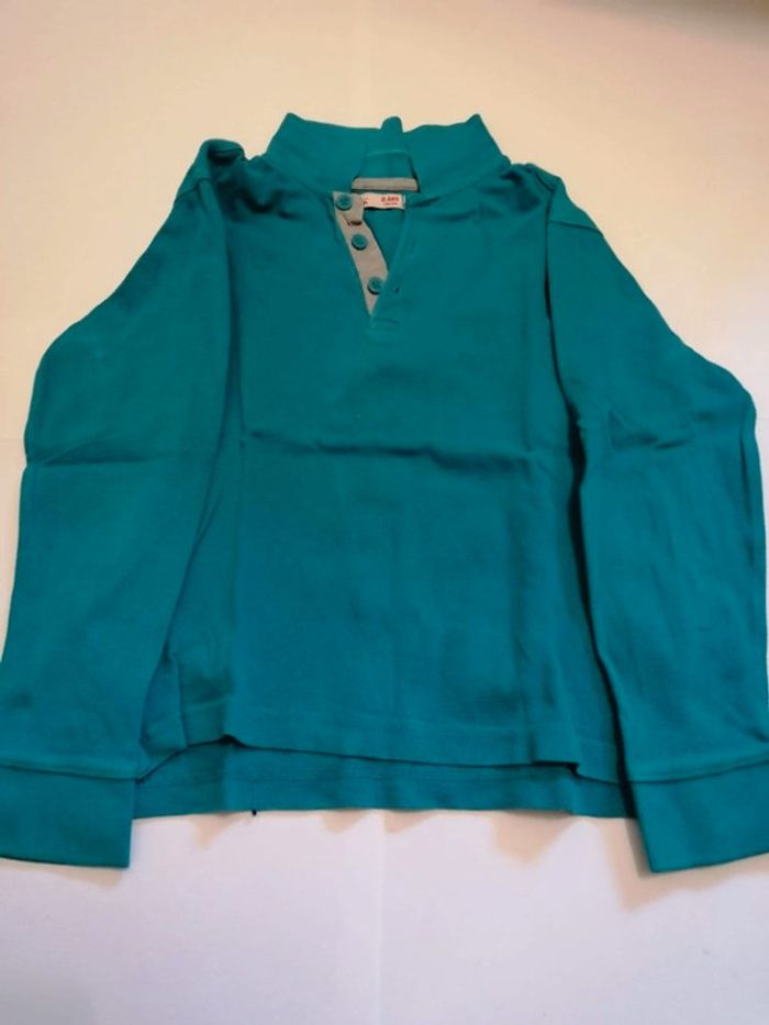 Polo manches longues 8 ans