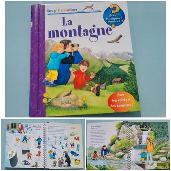 Livre animé à volets Les P'tits Juniors : 🏔 La Montagne  🏞 41