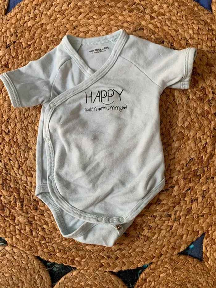 Lot de 6 Bodies bébé 3 mois été - photo numéro 2