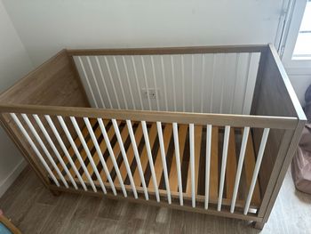 Lit bébé Chêne 70 x 140 cm de Galipette Achille