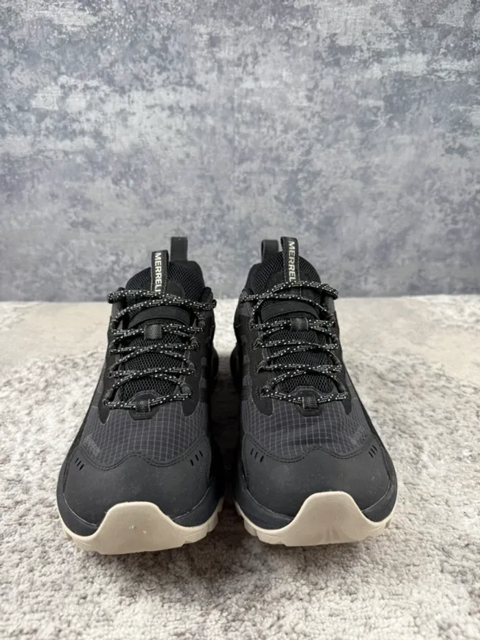Merrell Moab Speed Gore-Tex Vibram - Black & Grey & White - photo numéro 2