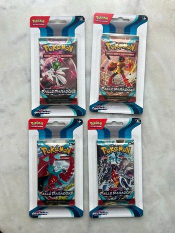 Pokémon Artset Faille Paradoxe x4 Blisters – EV4 – Scellé Neuf
