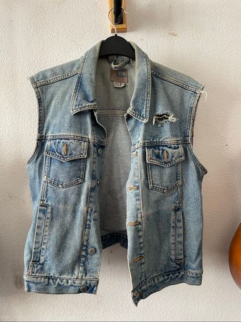 Veste en jean sans manches EUR M