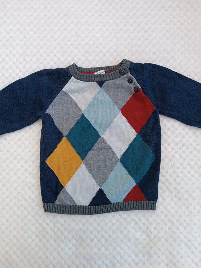 🔸 Pull Léger H&M – 9 mois 🔸