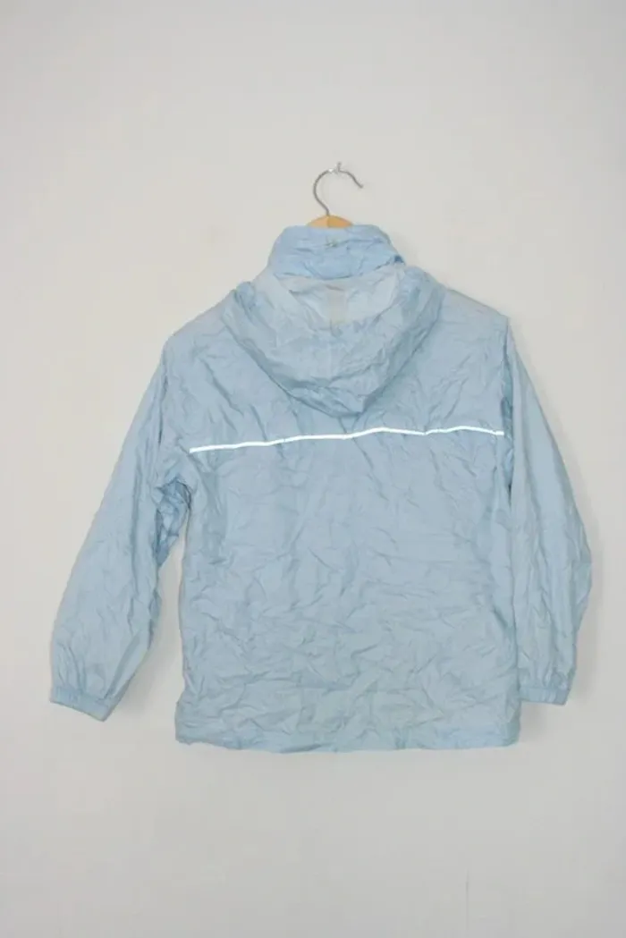 Imperméable style Kway bleu ciel Quechua, taille 10 ans - photo numéro 5