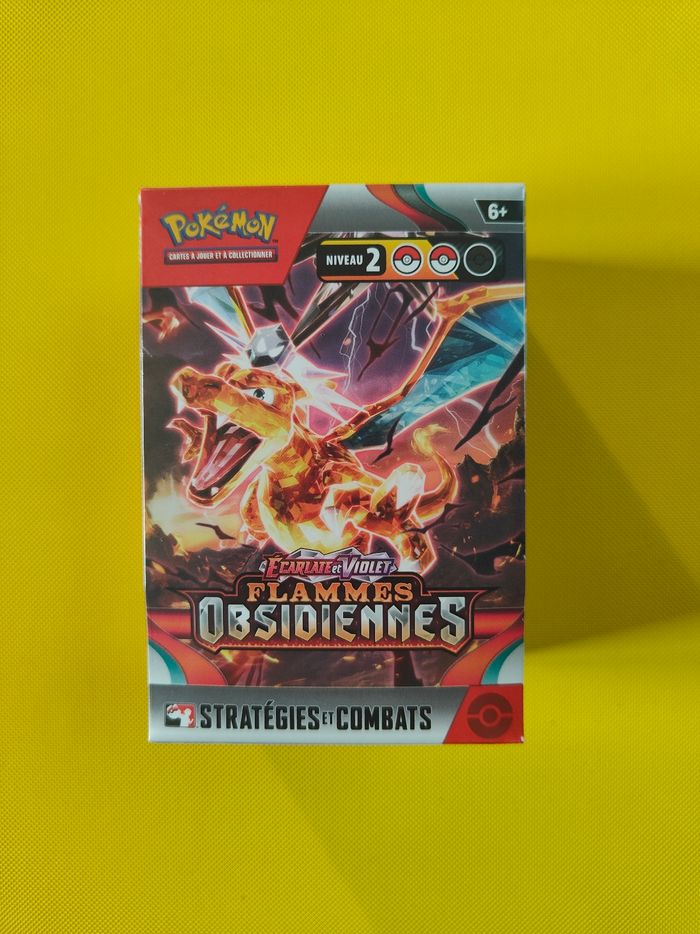 Kit AP avant première  pokémon ev3 flammes obsidiennes