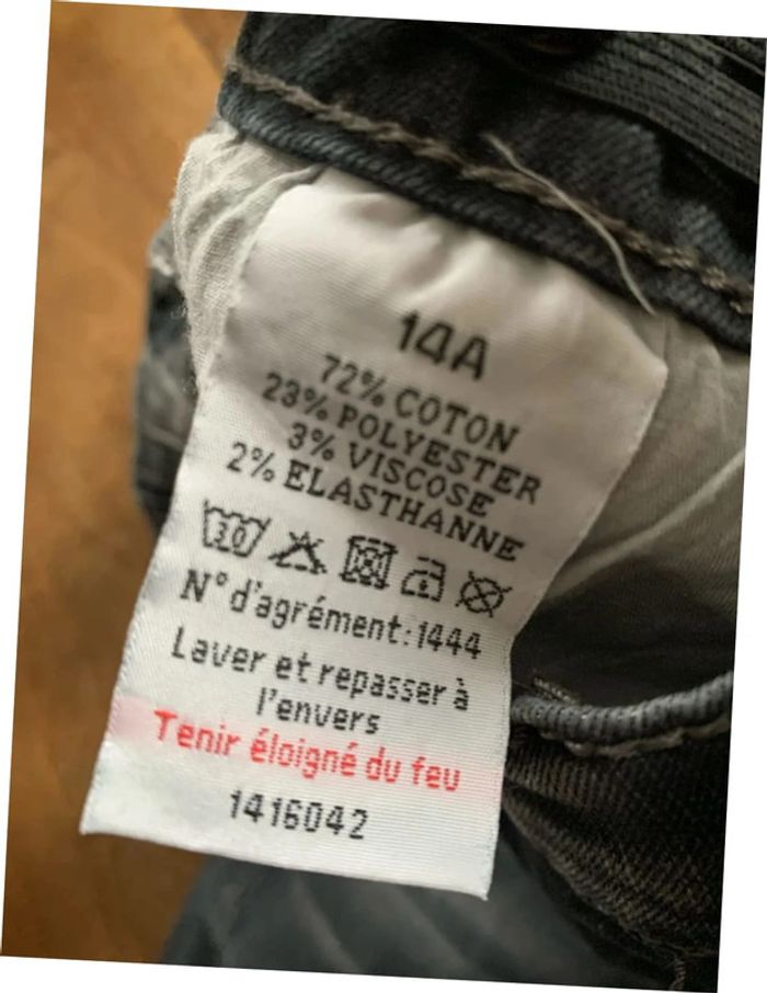 Jeans garçon taille 14 ans XS - photo numéro 4