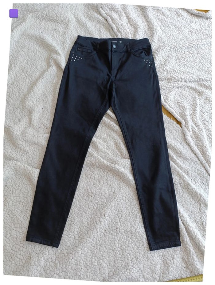 Jean strass paillette style vintage y2k