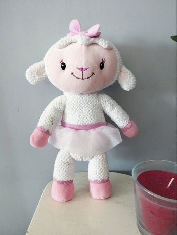 Doudou peluche mouton 30 cm