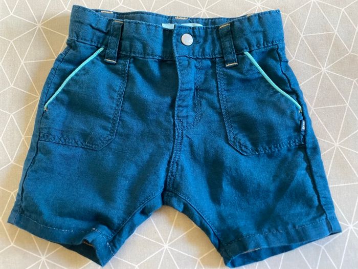 Short lin/coton broderie koala 6 mois Obaibi - photo numéro 2