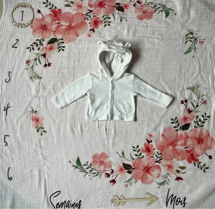 Gilet blanc mixte