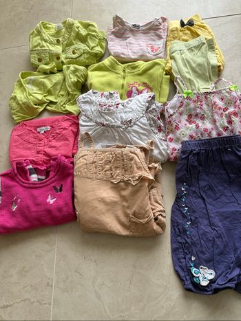 Lot vêtements fille