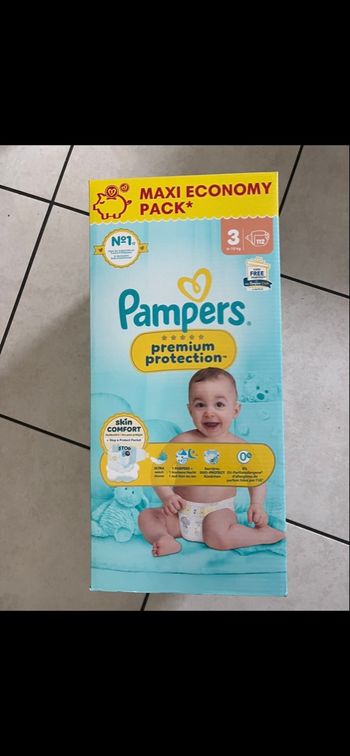1 carton pampers premium 3 