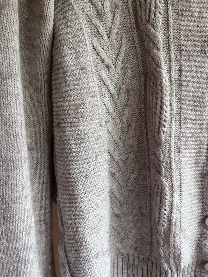 Gilet écru / beige taille 36 - photo numéro 4