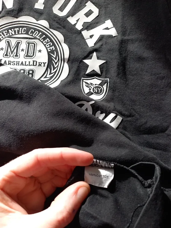 Tee-shirt noir 16 ans - photo numéro 4