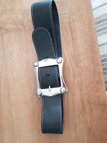 Ceinture croûte de cuir vachette