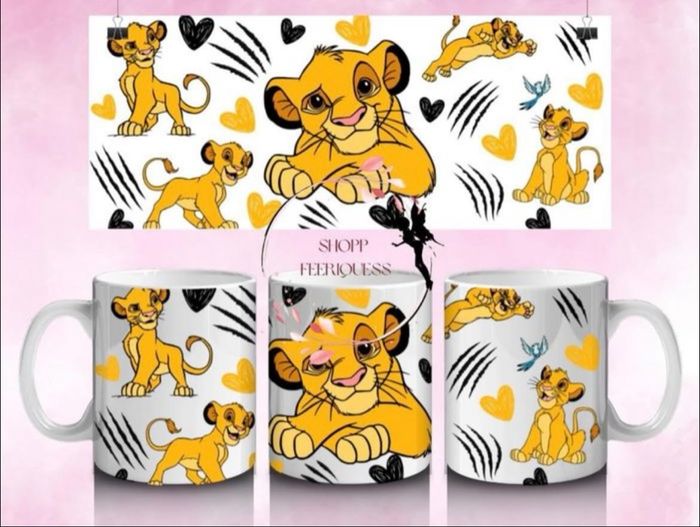 Roi lion cœur - Mug 325ml