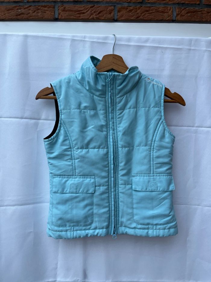 Gilet équitation bleu 8 ans Fouganza