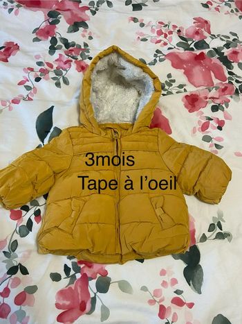 Manteau tape à l’œil 3 mois