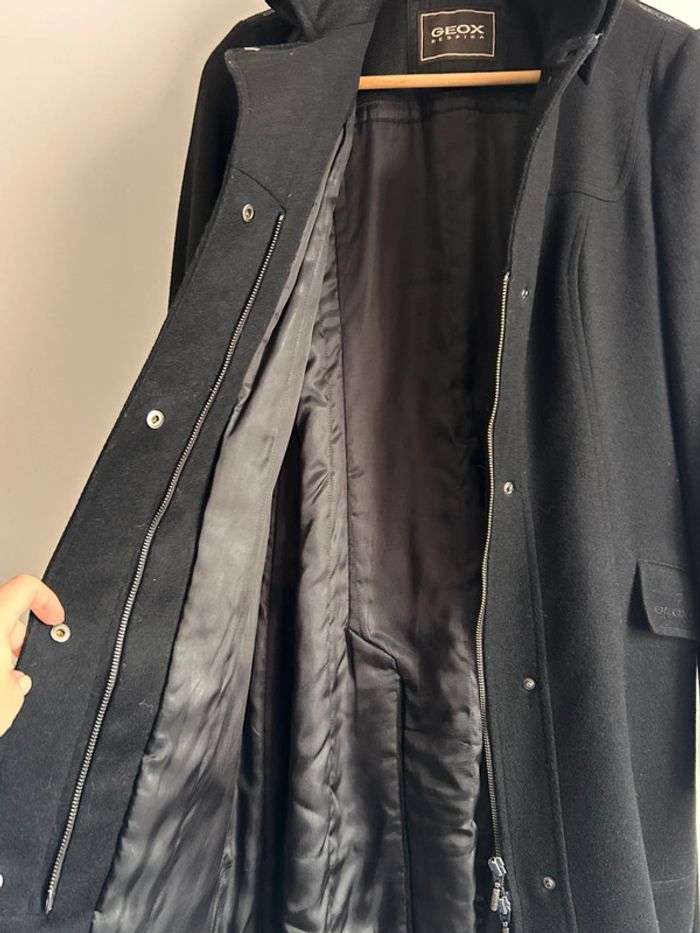 Manteau 80% laine/wool Geox T 34/36 fr #geox #manteaulaine - photo numéro 6