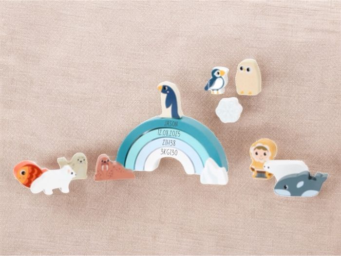 Ensemble de jouets en bois personnalisés - photo numéro 2